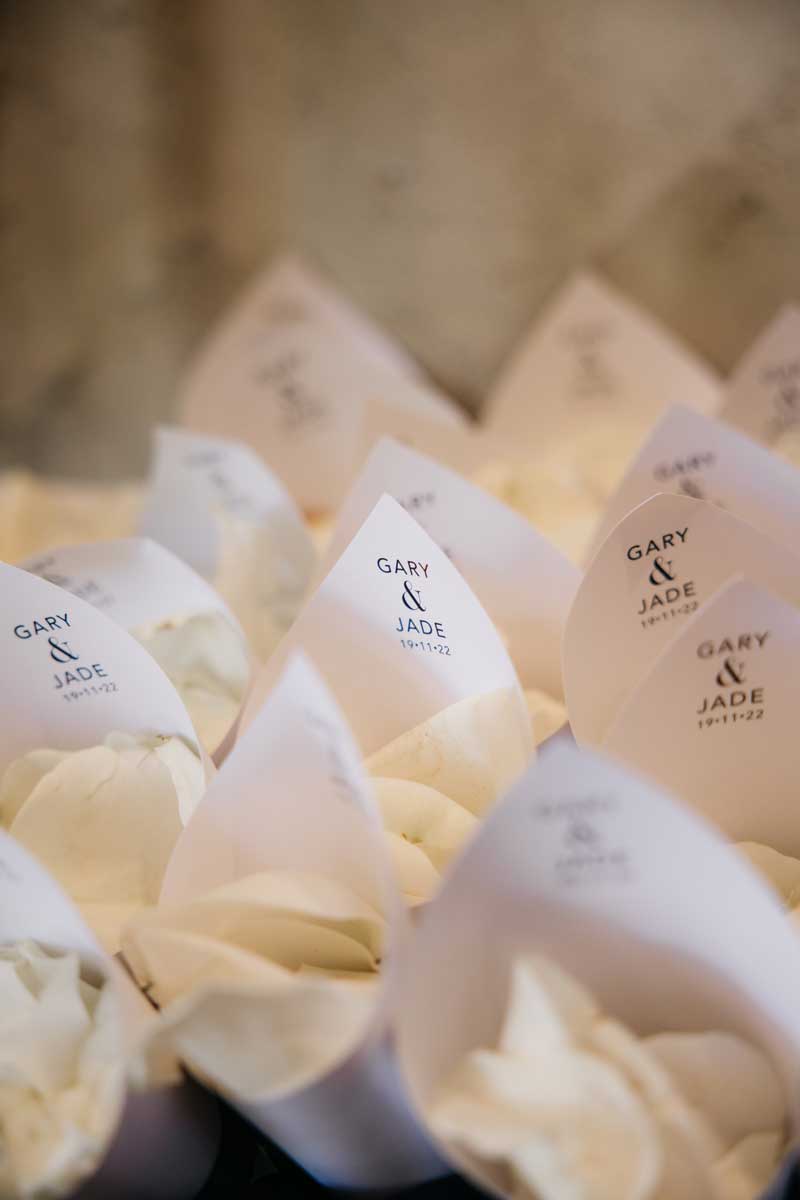 wedding confetti cones