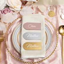 acrylic arch place card mirror gold rose gold silver