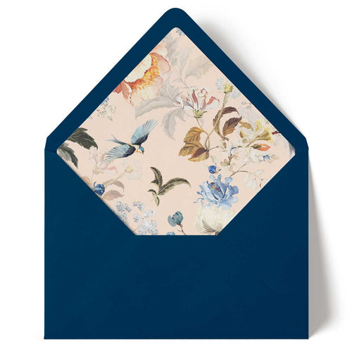bridgeton floral envelope liner cream