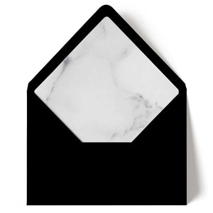 white marble envelope liner