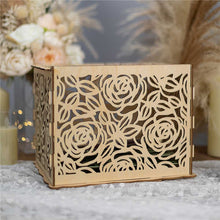 personalised wooden laser-cut wooden box back