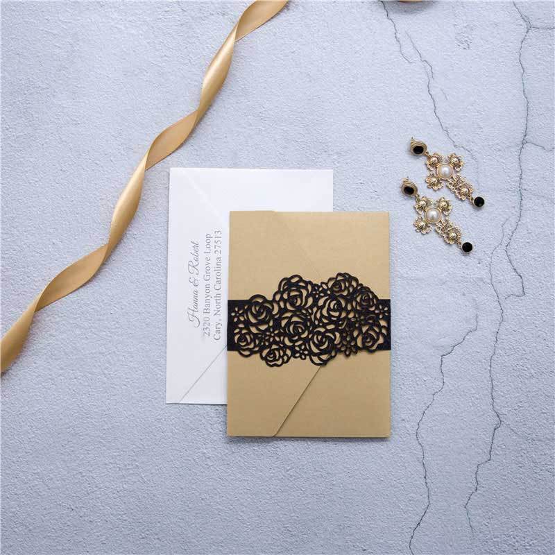 Pocket Invitations Event Stationery Pixel and Ink Designs