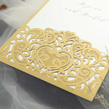 laser-cut panel sleeve gold closeup