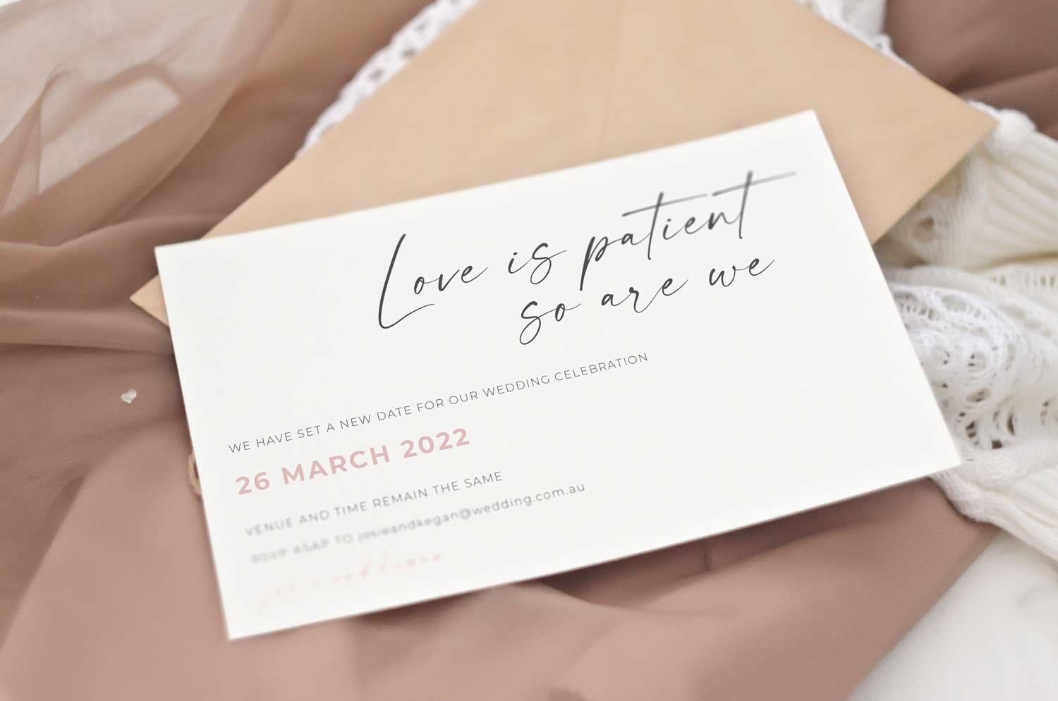 Change of Date Card - PIXEL AND INK DESIGNS