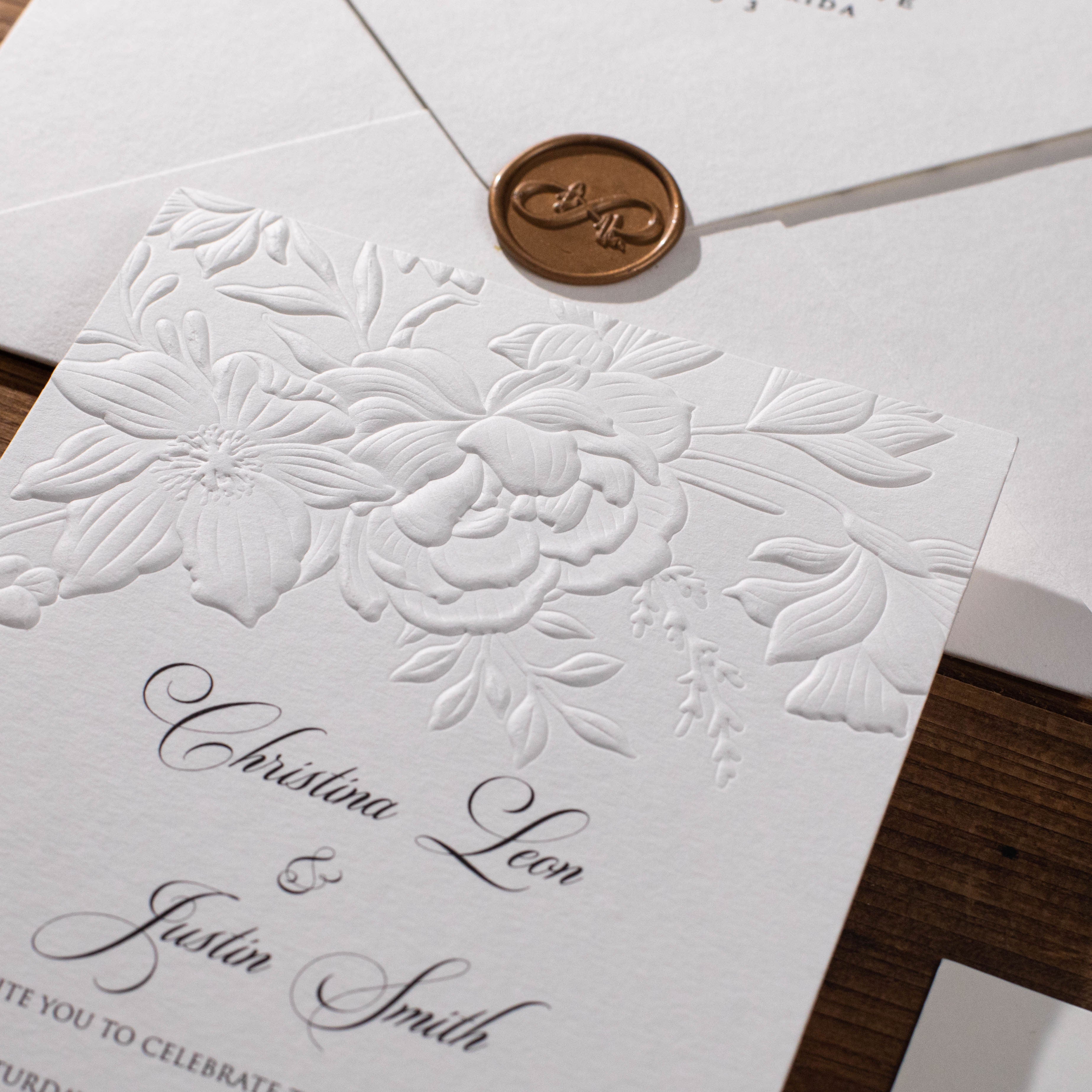 Embossed Invitations