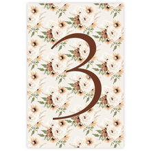 Bohemian Elegance - Table Card