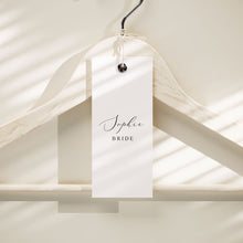 personalised wedding dress hanger tag