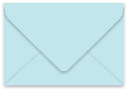 gmund peppermint, mintyblue/green colour envelope, newcastle wedding invitations, diy stationery
