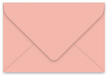 gmund salmon, peach colour envelope, newcastle wedding invitations, diy stationery