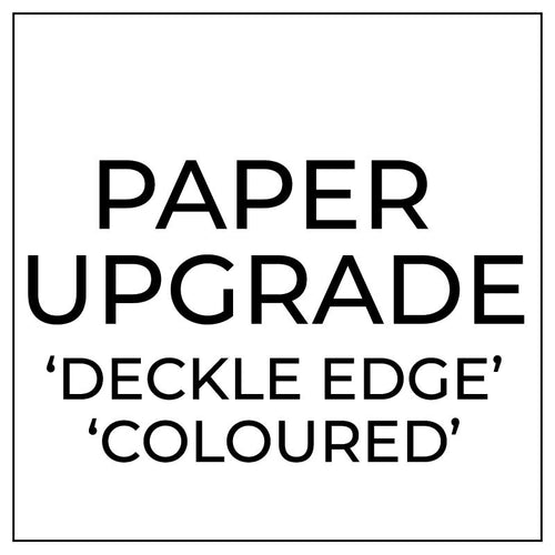 paper upgrade deckle edge coloured