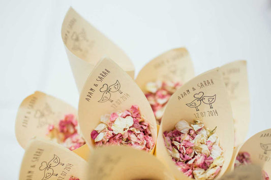 confetti in confetti cone