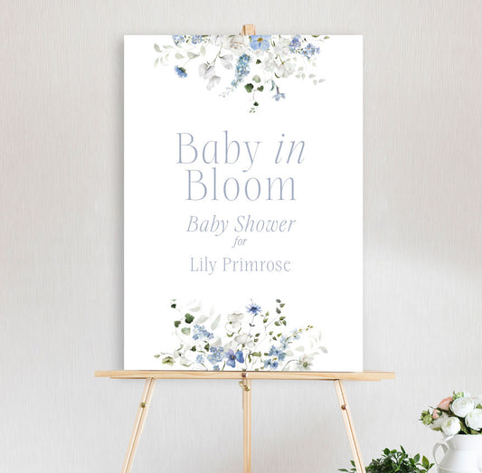 Primrose Spring - Baby in Bloom - Welcome Sign