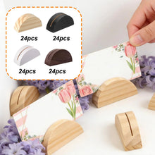 Wooden Place Card Holders – Set of 24