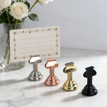 Stainless Steel U-Shape Place Card Stand