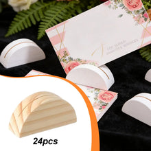 Wooden Place Card Holders – Set of 24