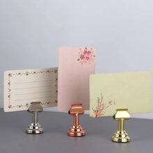 Stainless Steel U-Shape Place Card Stand