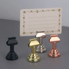 Stainless Steel U-Shape Place Card Stand