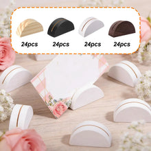 Wooden Place Card Holders – Set of 24