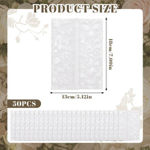 White Floral Vine Vellum Invitation Jacket