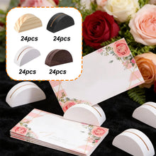 Wooden Place Card Holders – Set of 24