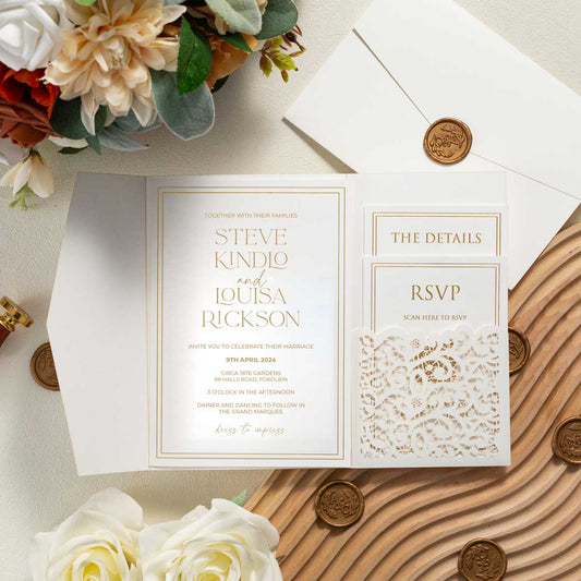 Angel - Laser-cut Tri-fold iFlap Pocket