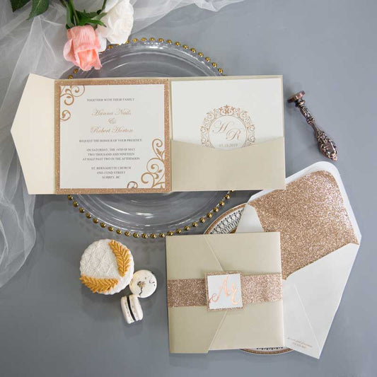 Angle Flap Square L - Tri-Fold Pocket