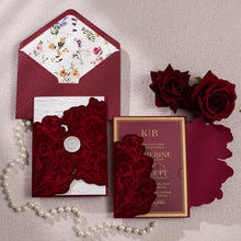 Peony Bloom Sculptured Embossed - Gate-Fold
