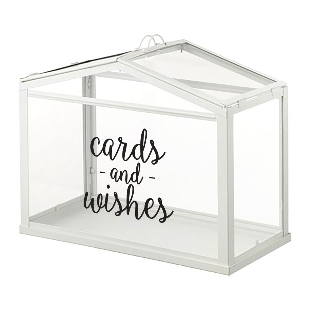 cards and wishes wishing well vinyl decal