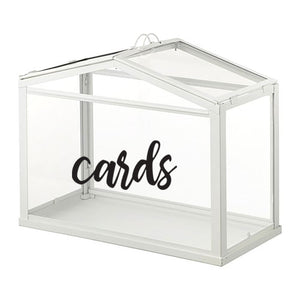 wishing well box vinyl decal 'card'