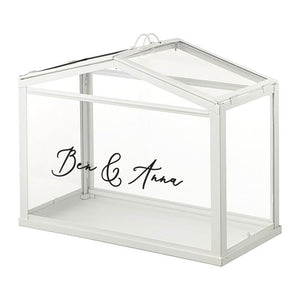 wishing well box with first names