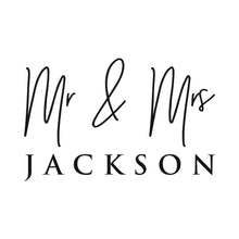 Mr & Mrs Surname - Decal