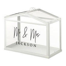 wishing well box with mr & mrs surname