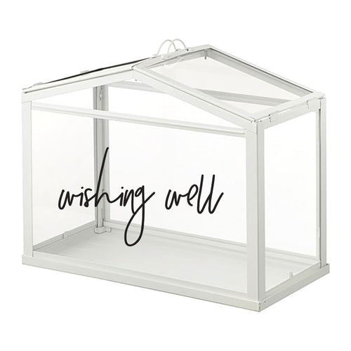 wishing well vinyl decal