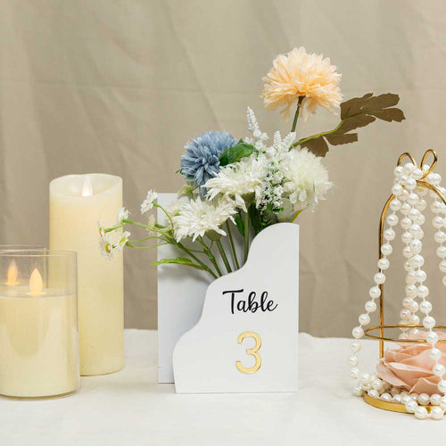 Flower Box Table Number front