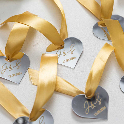 Acrylic Heart Tag