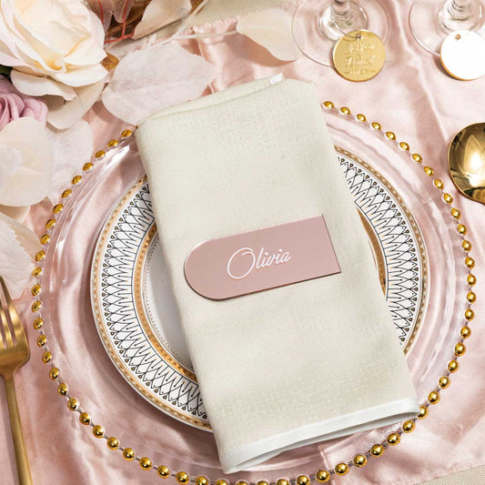 acrylic arch place card