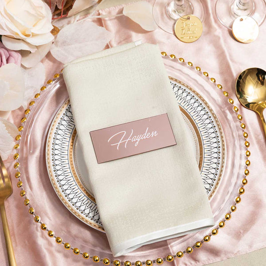 acrylic place card rectangle