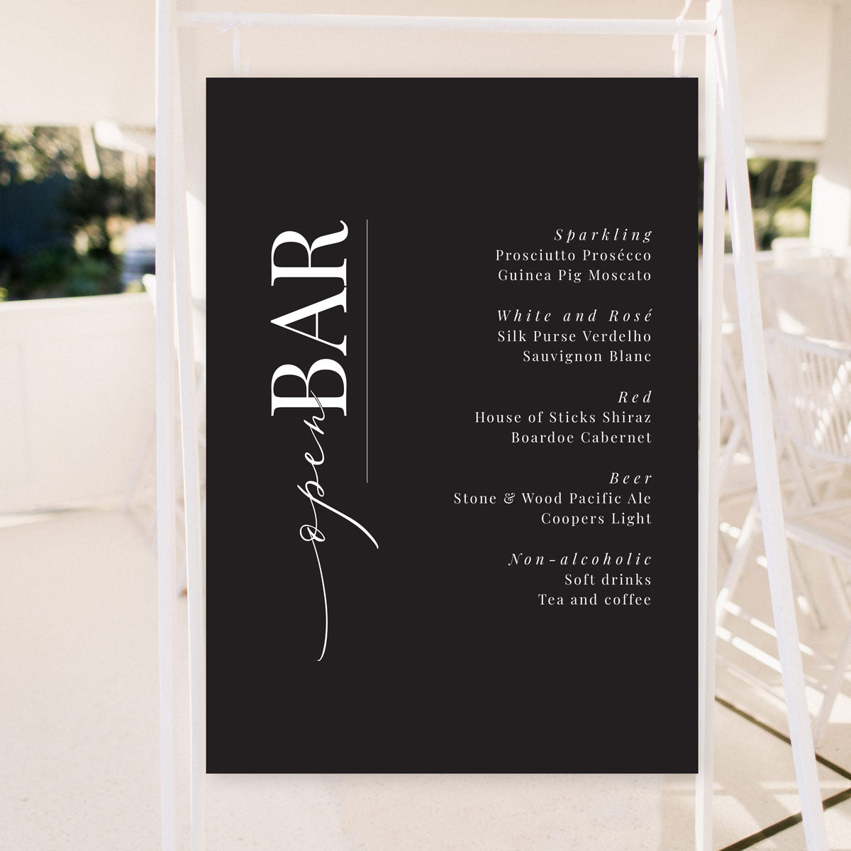 Bar Sign | Event Signage | Pixel and Ink Designs – PIXEL AND INK DESIGNS