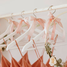 personalise bridemaid dress hanger with bow