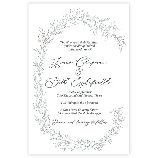 Botanical Beth - Wedding Inv
