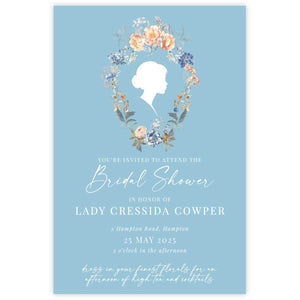 Bridgerton Lake Silouette Wreath - Bridal S