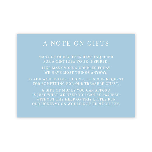 Bridgerton lake vintage blue gift card