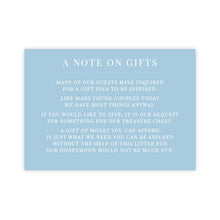 Bridgerton lake vintage blue gift card
