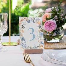 Bridgerton inspired floral vintage table card 2