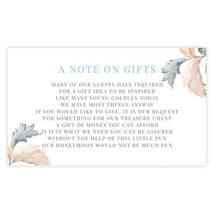 bridgeton lake vintage floral gift card