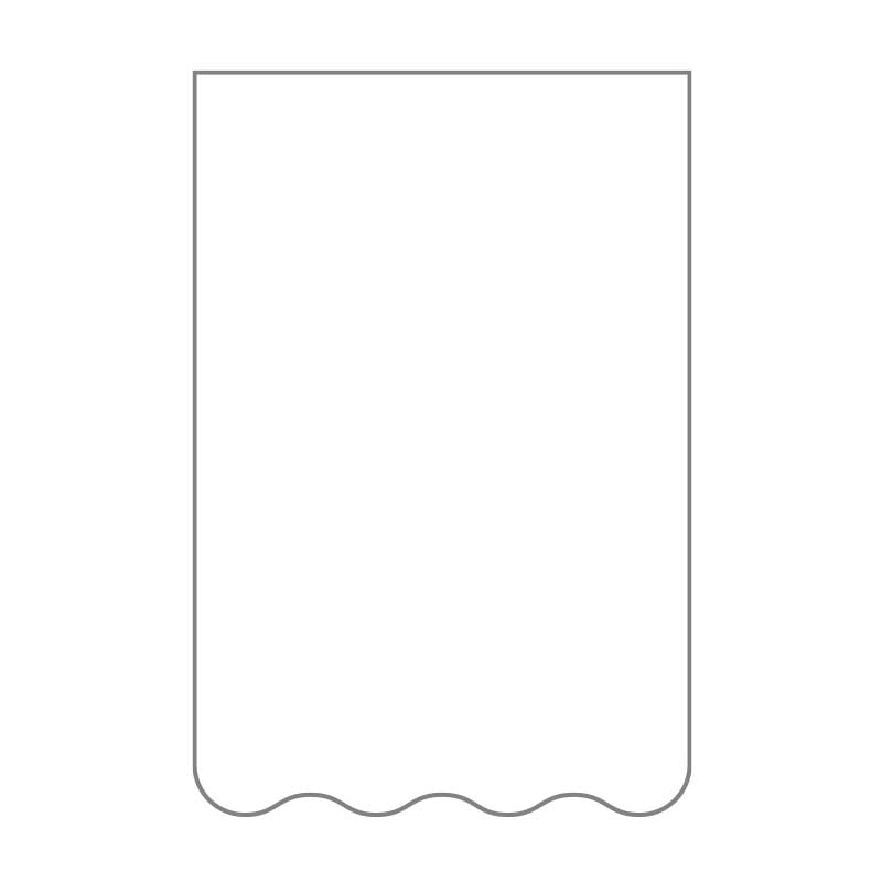 die-cut shape upgrade wave short edge 2