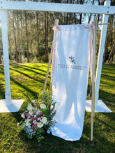 custom business fabric sign