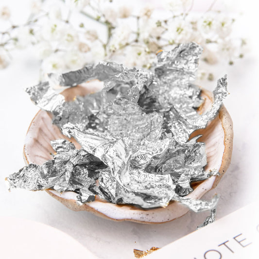 silver gilding flakes