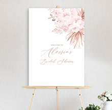 Pink Orchid - Bridal Welcome Sign