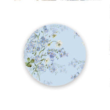 floral envelope sticker seal, primrose spring collection, blue
